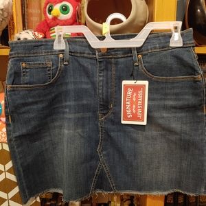 Levi Strauss sexy mini skirt